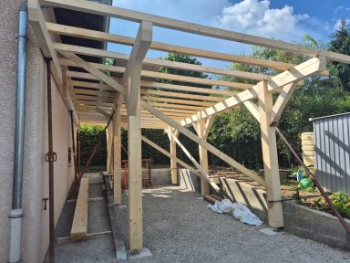 Carport en bois